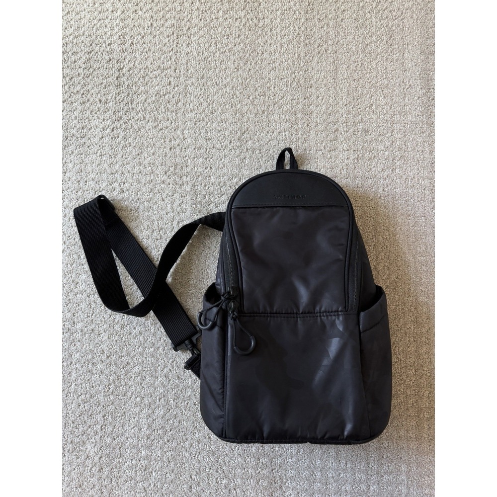 Skip Hop Diaper Bag Easy-Access Bag Paxwell - Black Camo Men's Dad